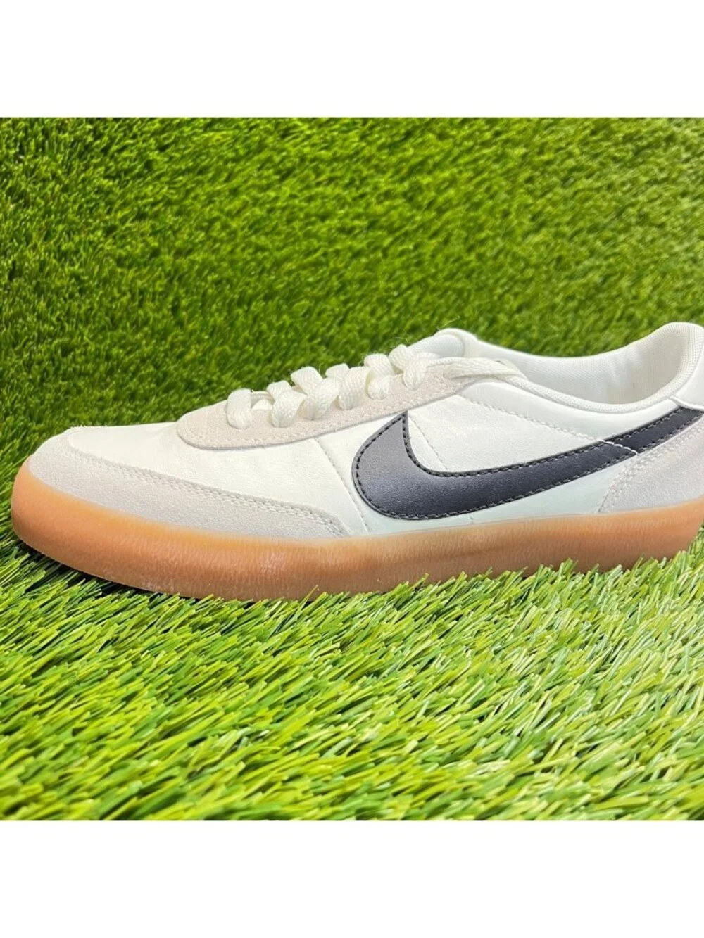 Nike Killshot 2 Womens Size 8 Beige Gray Gum Athletic Skateboard Shoes Sneakers